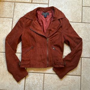 Lucky Brand Women’s Suede Moto jacket XS